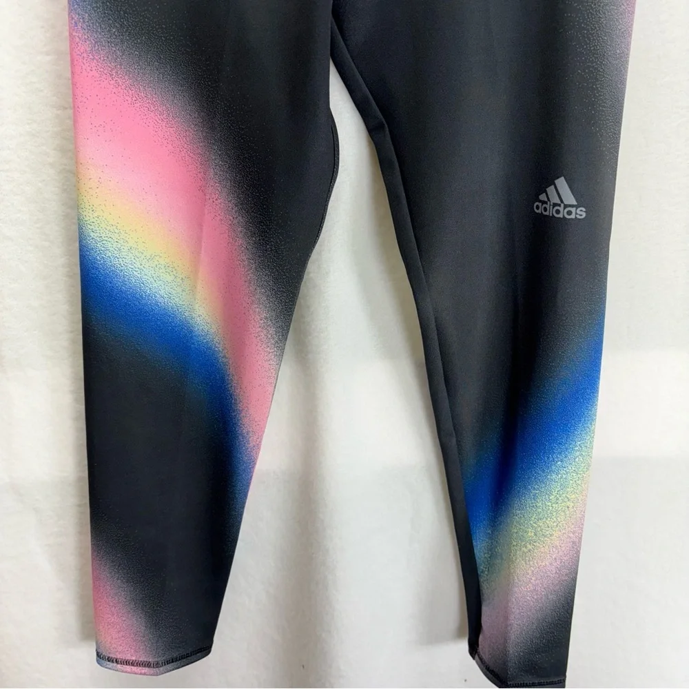Adidas girls size Small 7 / 8‎ leggings MINT condition Super Cute